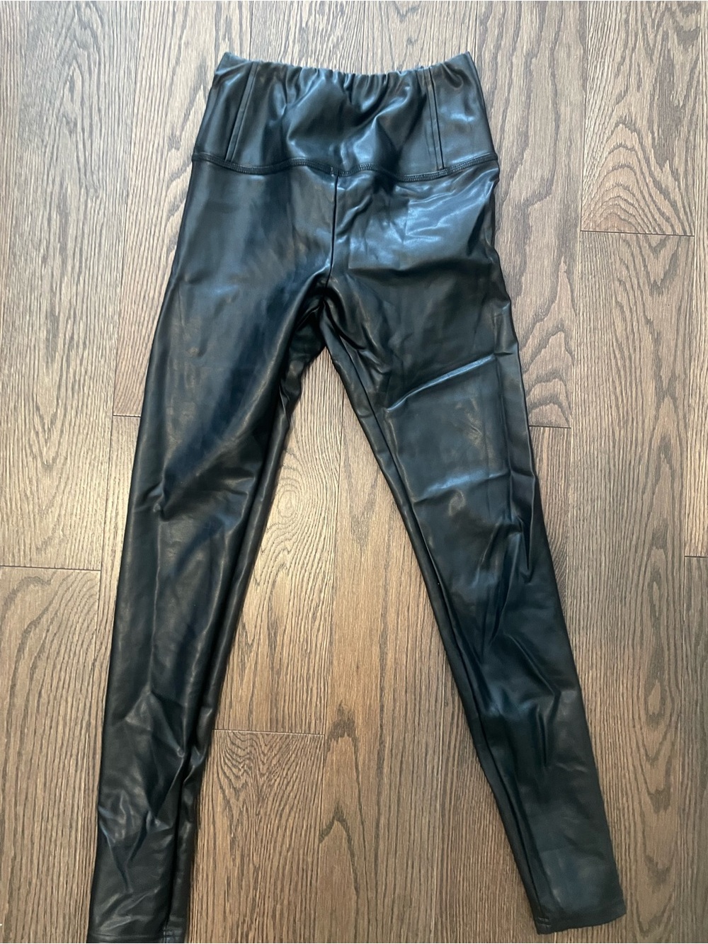 Black Faux Leather Leggings